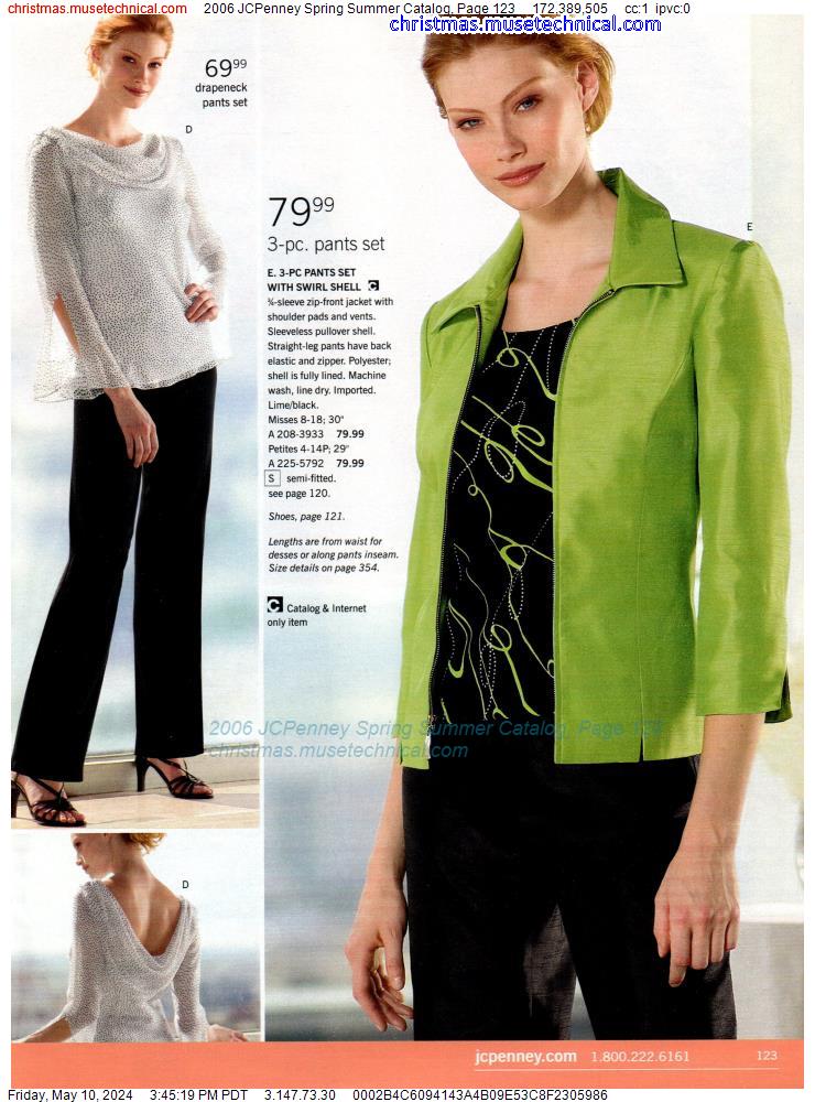 2006 JCPenney Spring Summer Catalog, Page 123