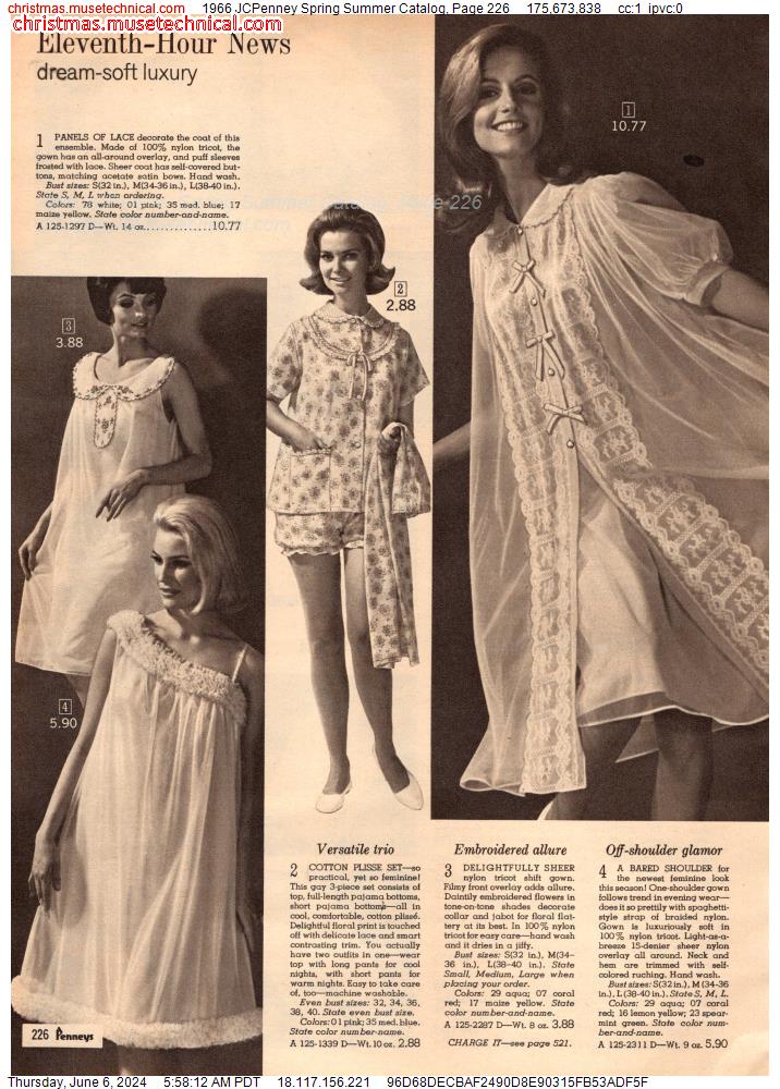 1966 JCPenney Spring Summer Catalog, Page 226