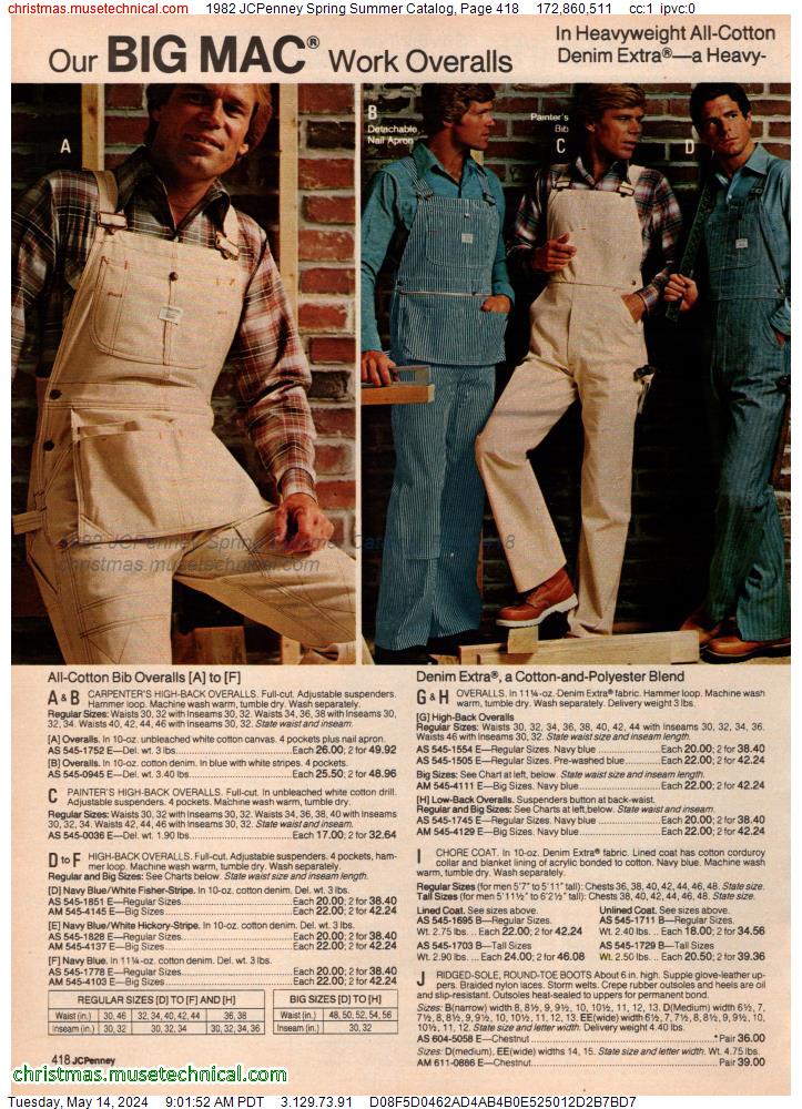 1982 JCPenney Spring Summer Catalog, Page 418