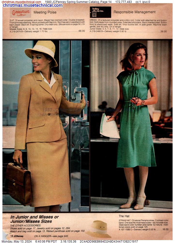 1980 JCPenney Spring Summer Catalog, Page 14