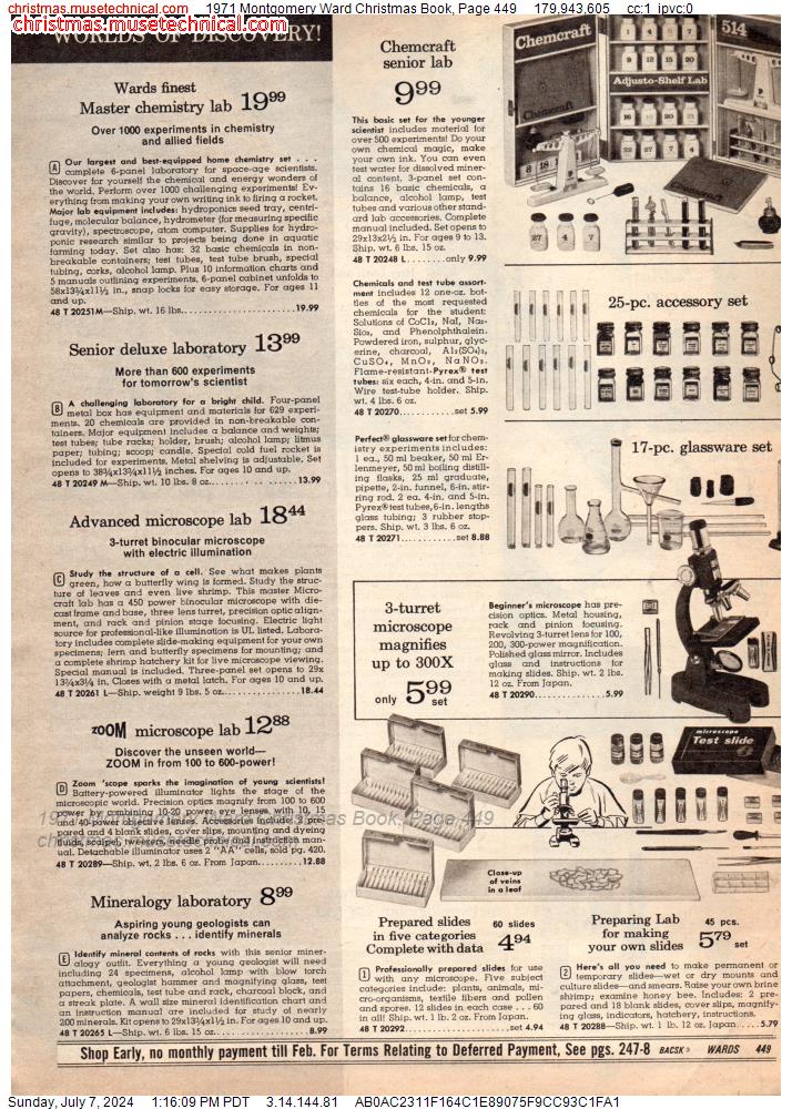 1971 Montgomery Ward Christmas Book, Page 449