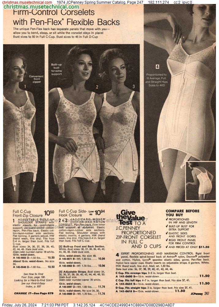 1974 JCPenney Spring Summer Catalog, Page 247