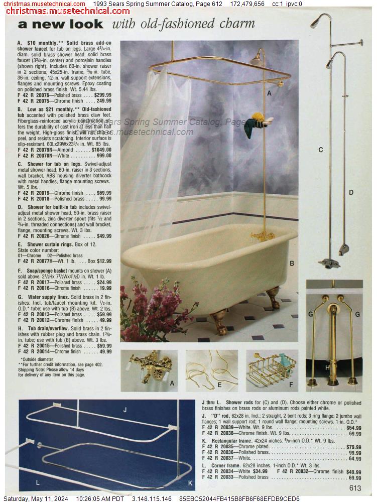 1993 Sears Spring Summer Catalog, Page 612