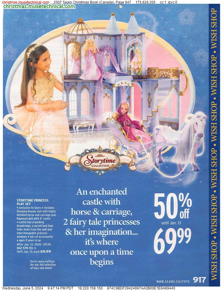 2007 Sears Christmas Book (Canada), Page 947