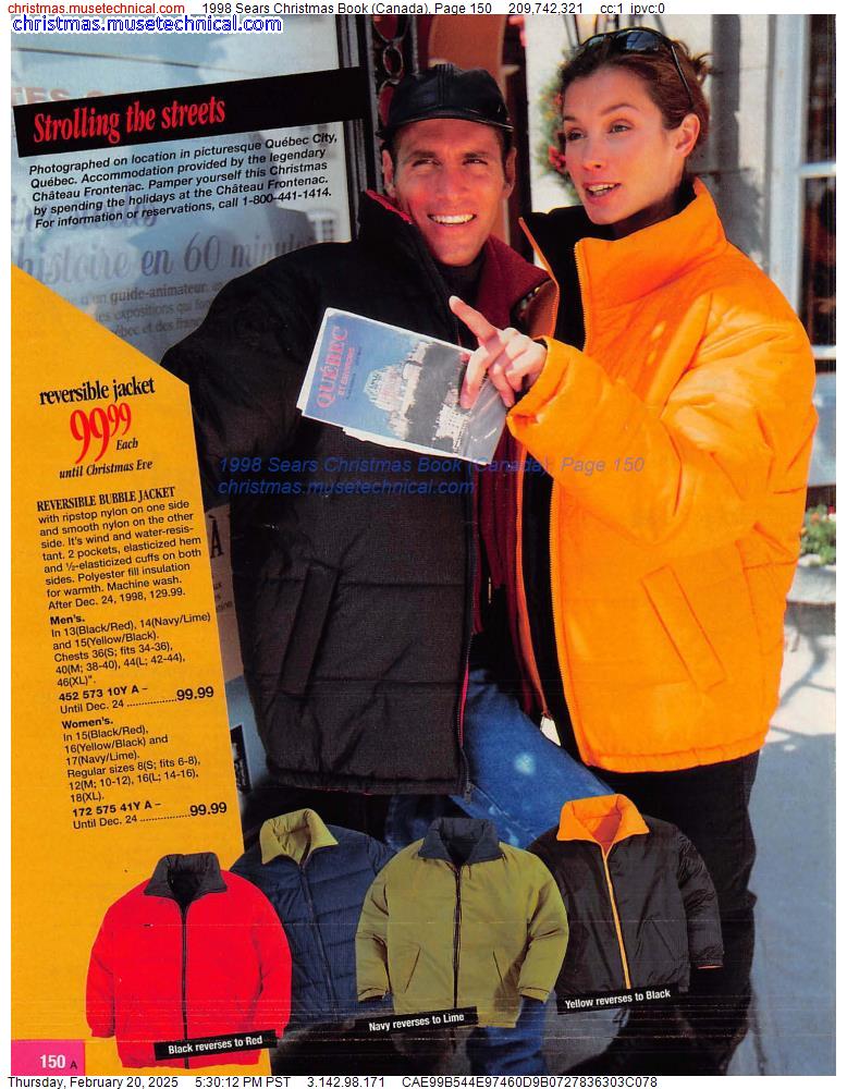 1998 Sears Christmas Book (Canada), Page 150