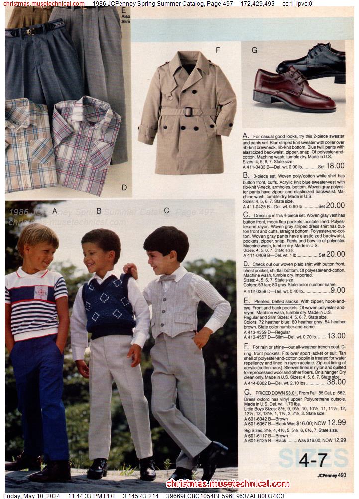 1986 JCPenney Spring Summer Catalog, Page 497