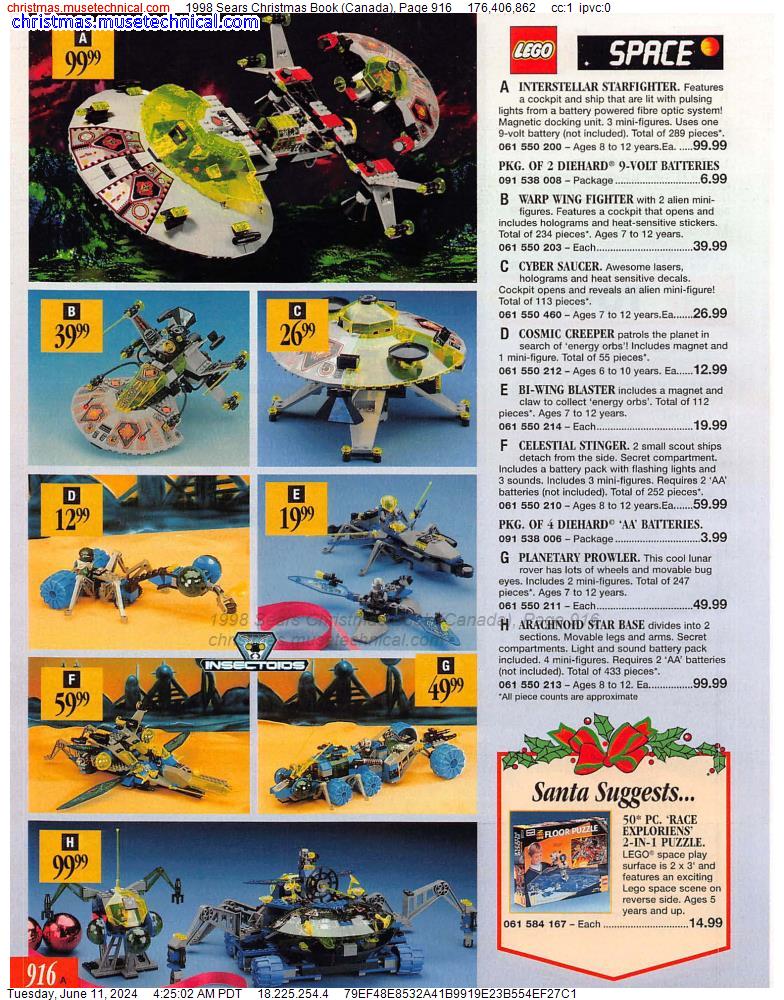 1998 Sears Christmas Book (Canada), Page 916