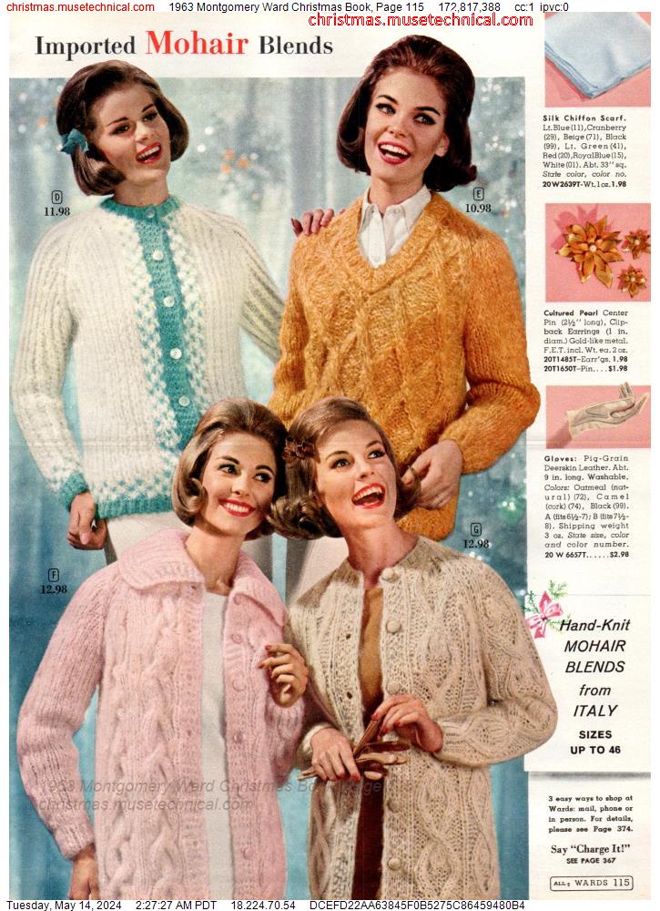 1963 Montgomery Ward Christmas Book, Page 115