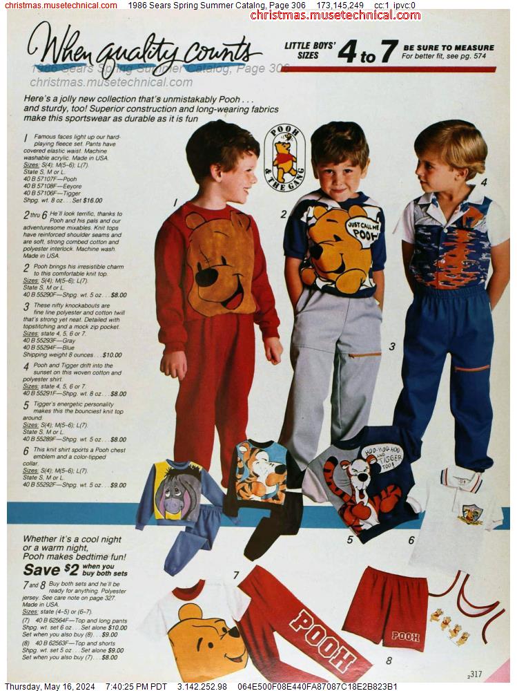 1986 Sears Spring Summer Catalog, Page 306