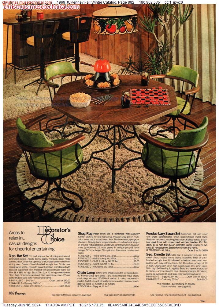 1969 JCPenney Fall Winter Catalog, Page 882