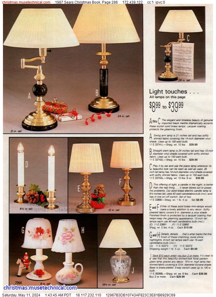 1987 Sears Christmas Book, Page 286