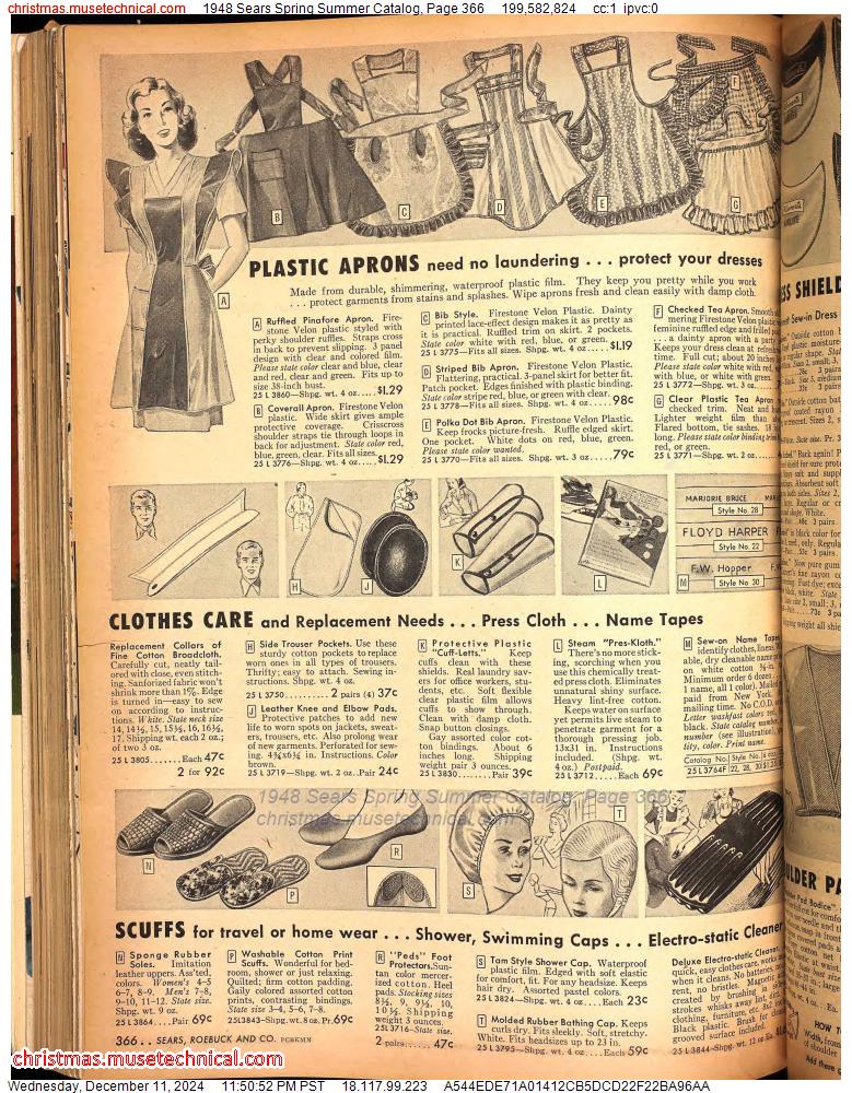 1948 Sears Spring Summer Catalog, Page 366