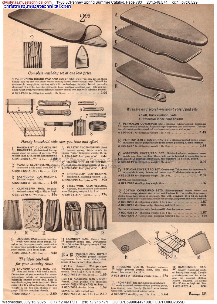 1966 JCPenney Spring Summer Catalog, Page 783