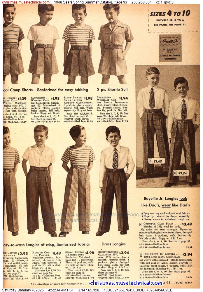 1948 Sears Spring Summer Catalog, Page 93