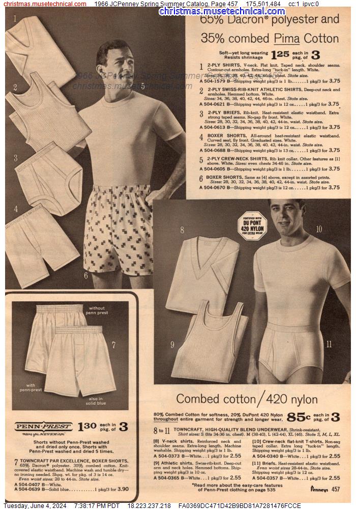 1966 JCPenney Spring Summer Catalog, Page 457