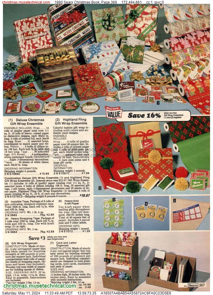 1980 Sears Christmas Book, Page 369