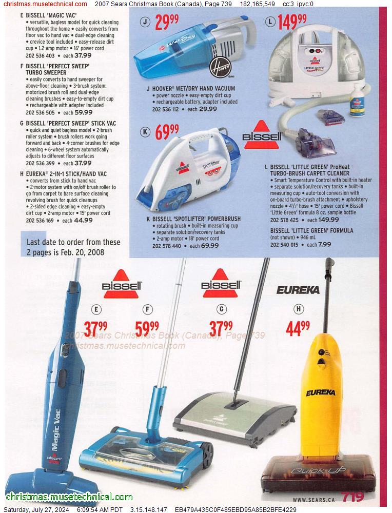 2007 Sears Christmas Book (Canada), Page 739