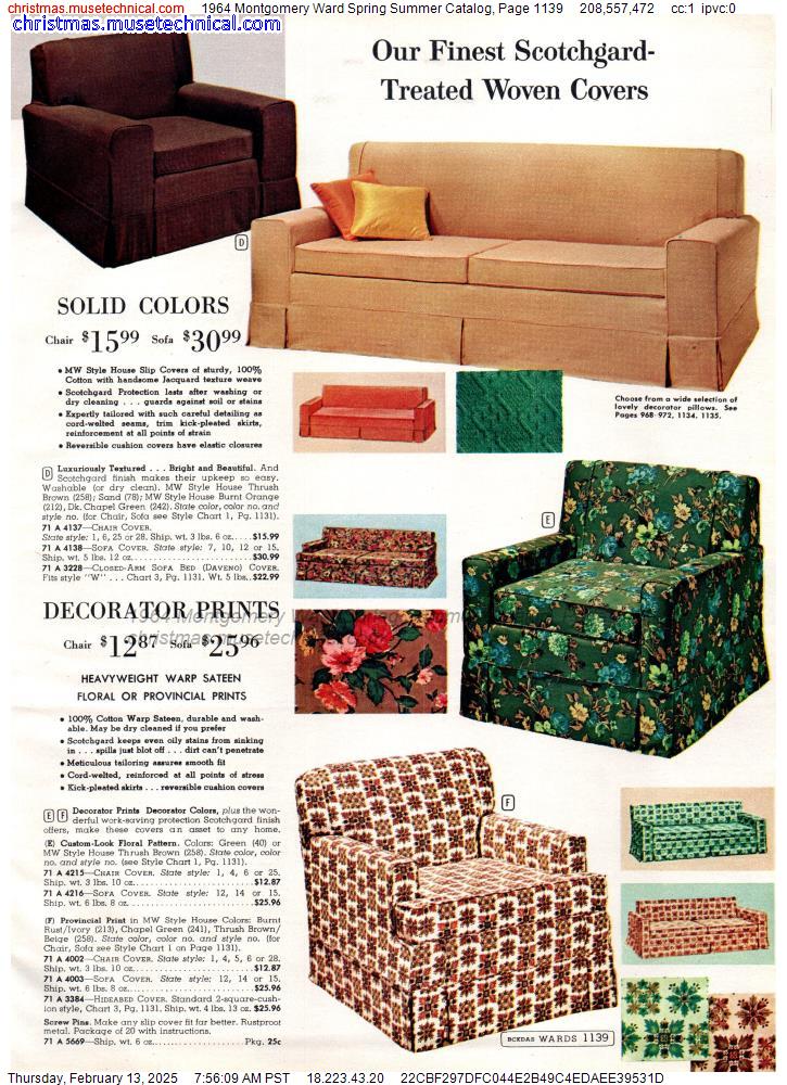 1964 Montgomery Ward Spring Summer Catalog, Page 1139