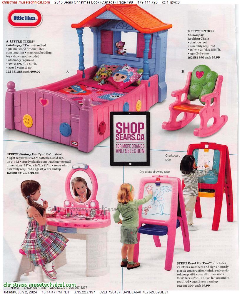 2015 Sears Christmas Book (Canada), Page 498