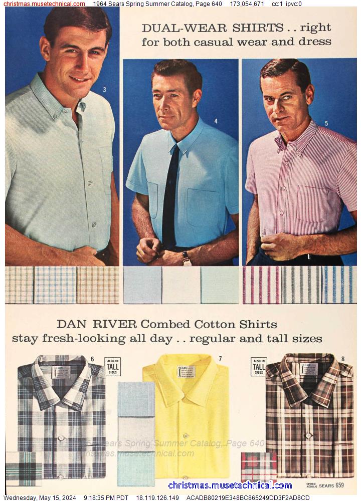 1964 Sears Spring Summer Catalog, Page 640
