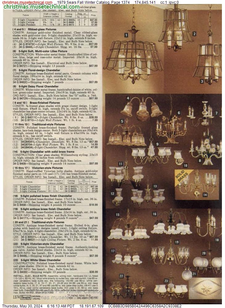 1979 Sears Fall Winter Catalog, Page 1374