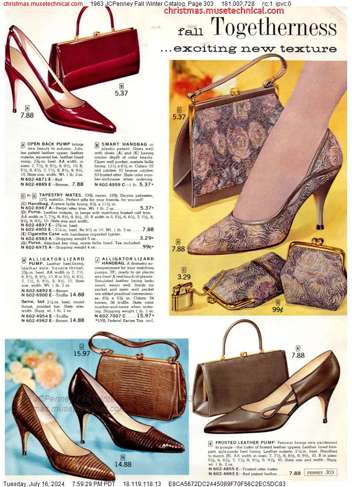 1963 JCPenney Fall Winter Catalog, Page 303