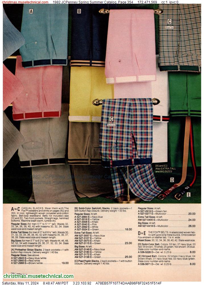 1982 JCPenney Spring Summer Catalog, Page 354