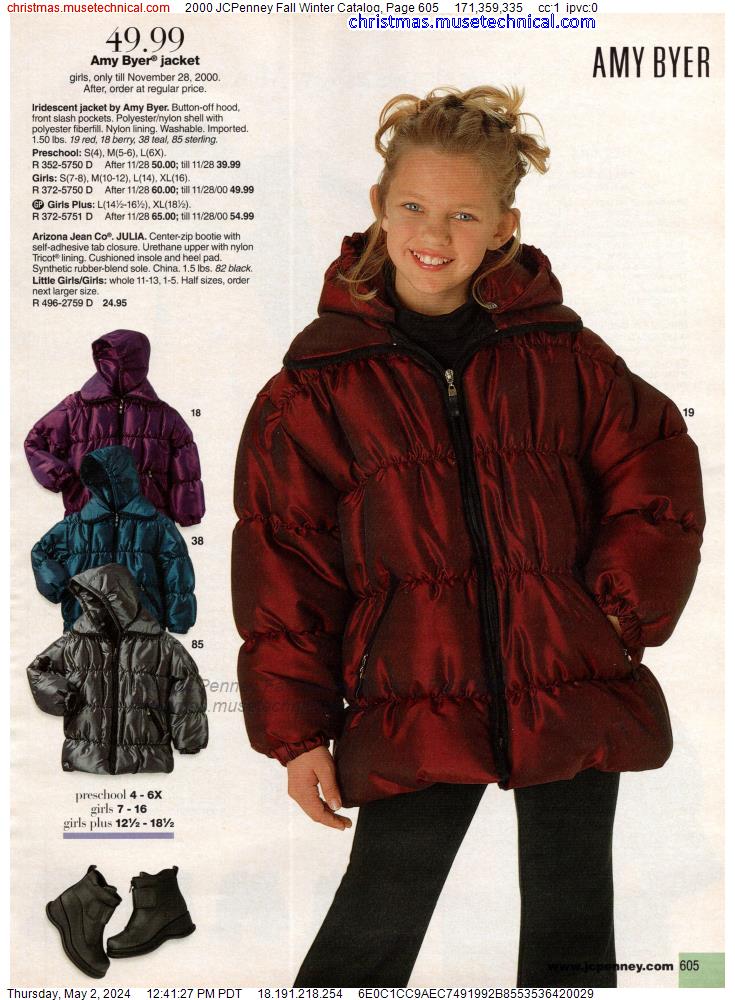 2000 JCPenney Fall Winter Catalog, Page 605
