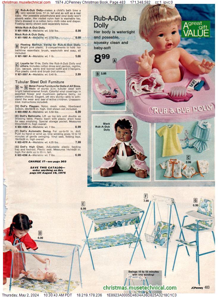 1974 JCPenney Christmas Book, Page 483