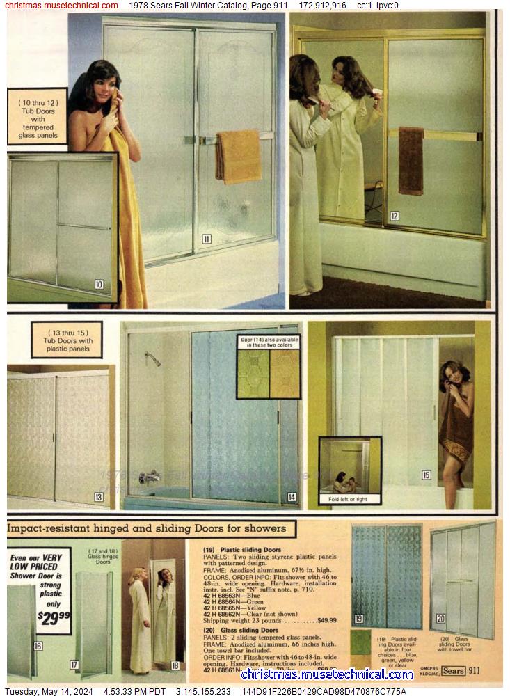 1978 Sears Fall Winter Catalog, Page 911