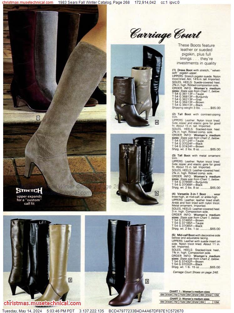 1983 Sears Fall Winter Catalog, Page 268