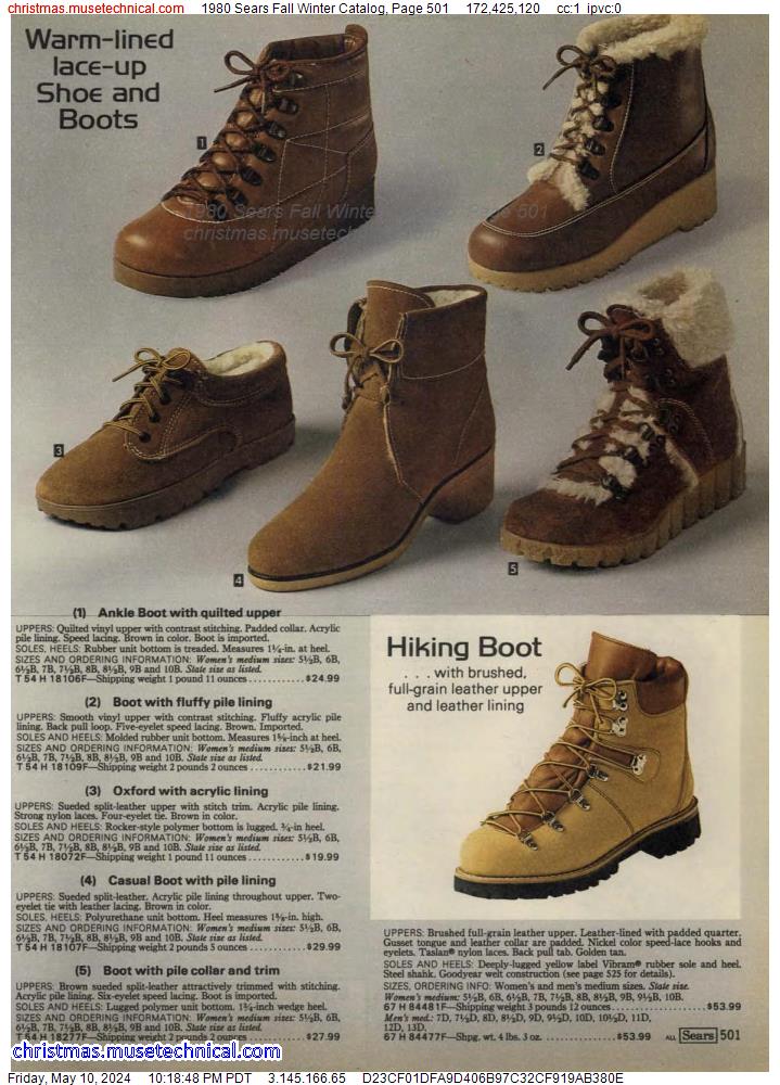 1980 Sears Fall Winter Catalog, Page 501