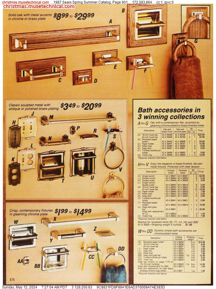 1987 Sears Spring Summer Catalog, Page 901