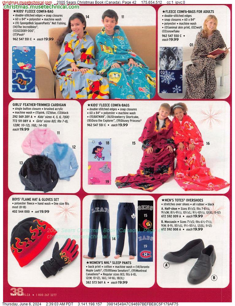 2005 Sears Christmas Book (Canada), Page 42