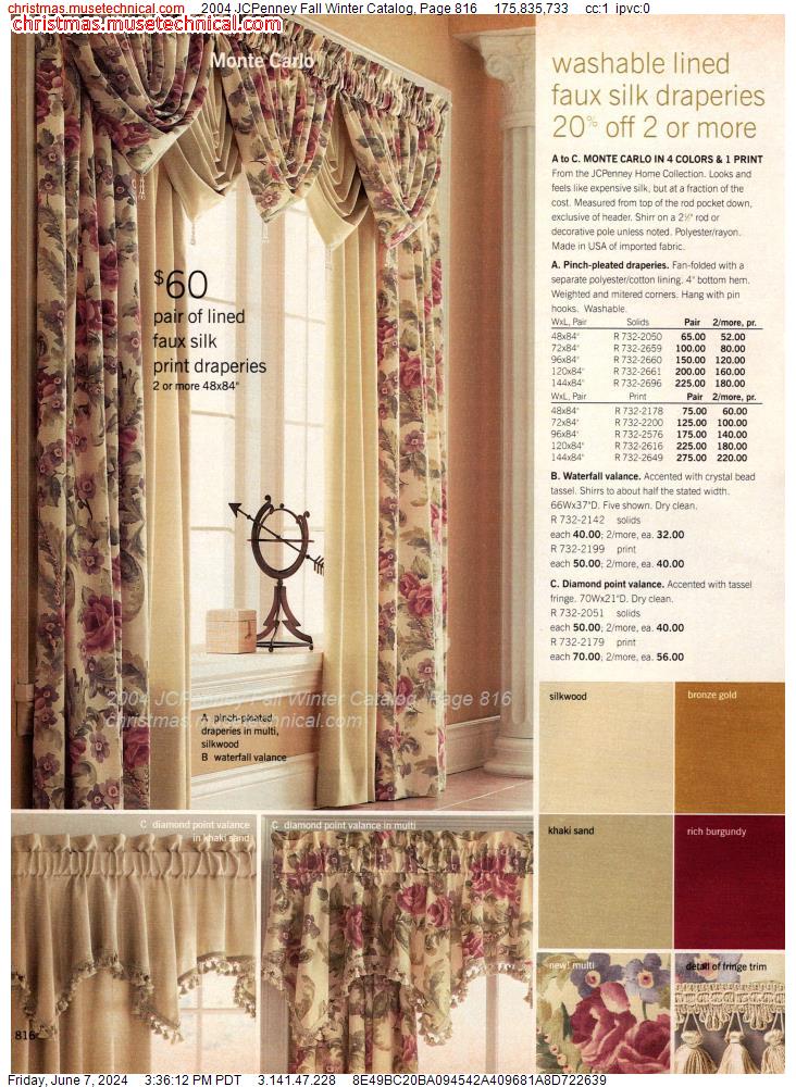 2004 JCPenney Fall Winter Catalog, Page 816