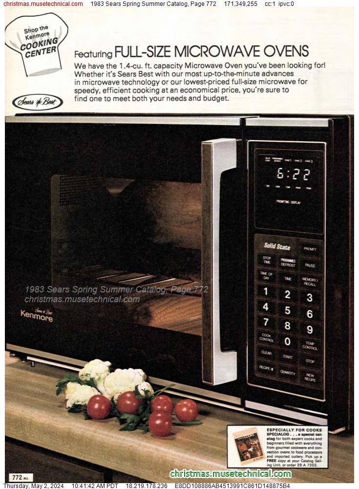 1983 Sears Spring Summer Catalog, Page 772