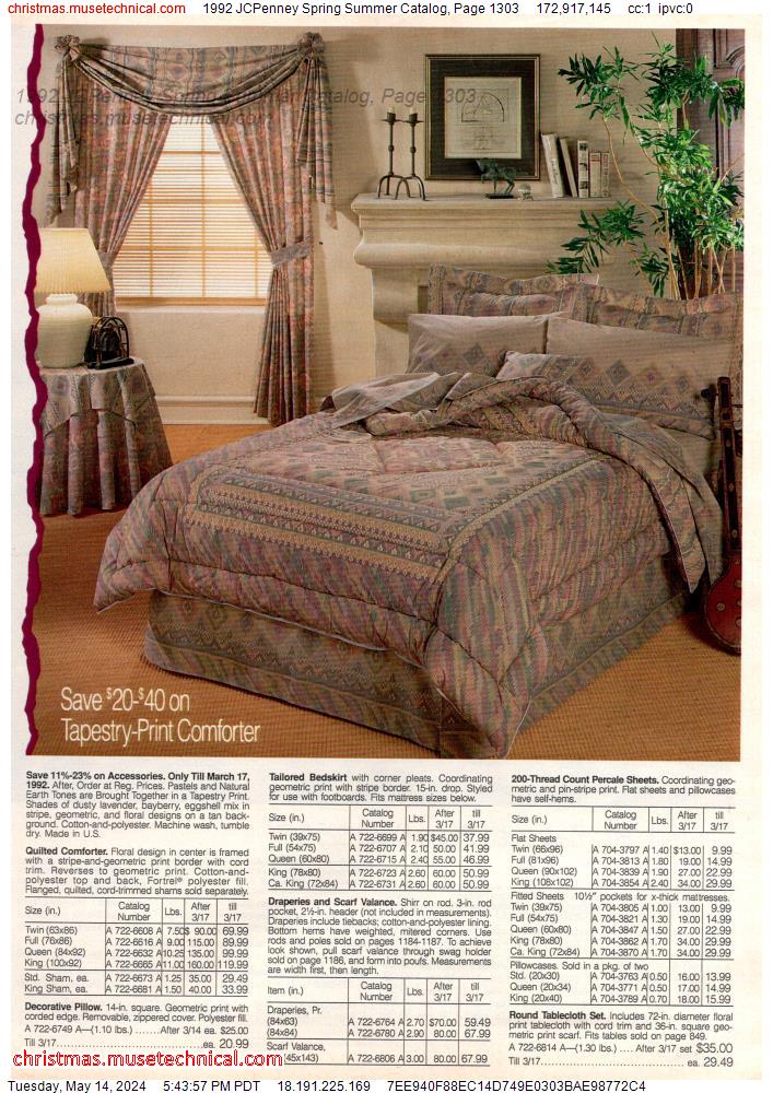 1992 JCPenney Spring Summer Catalog, Page 1303