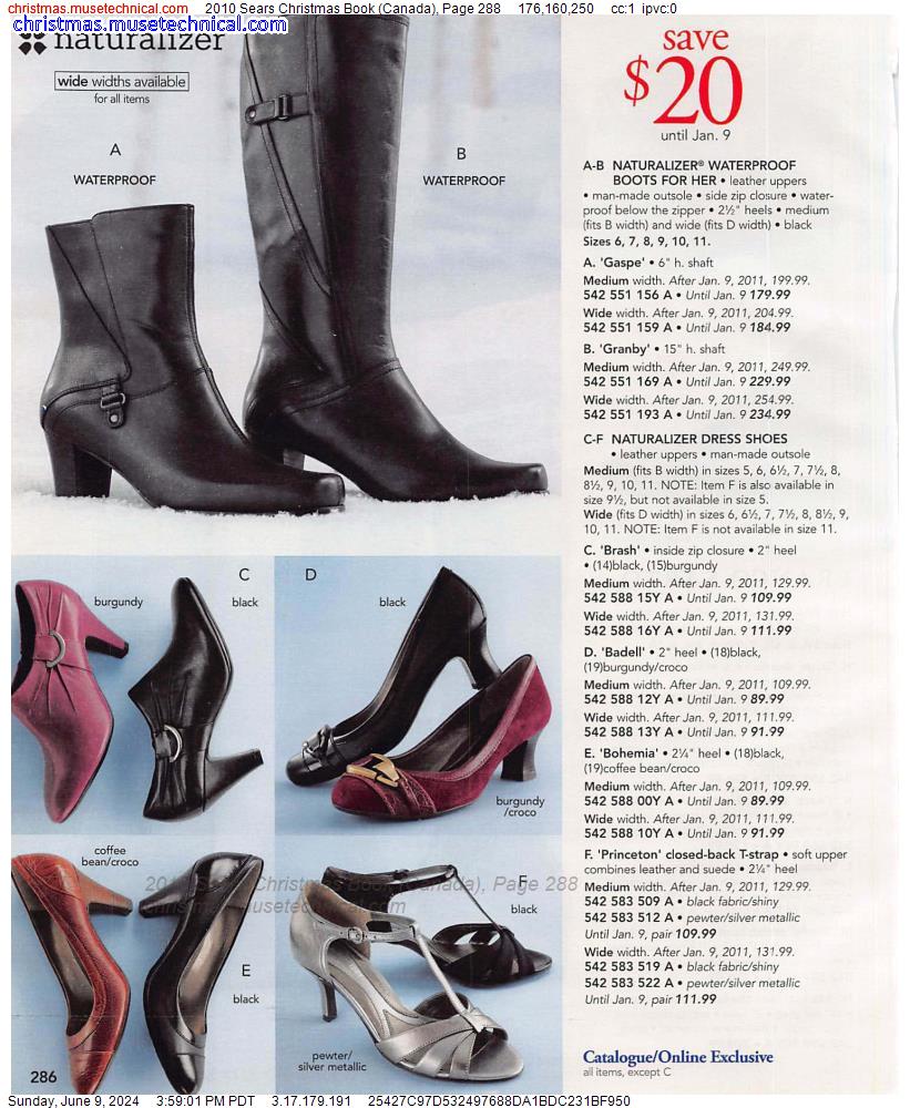 2010 Sears Christmas Book (Canada), Page 288