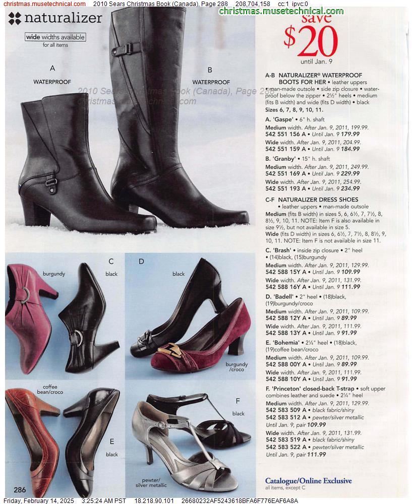 2010 Sears Christmas Book (Canada), Page 288