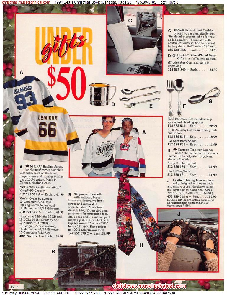 1994 Sears Christmas Book (Canada), Page 20