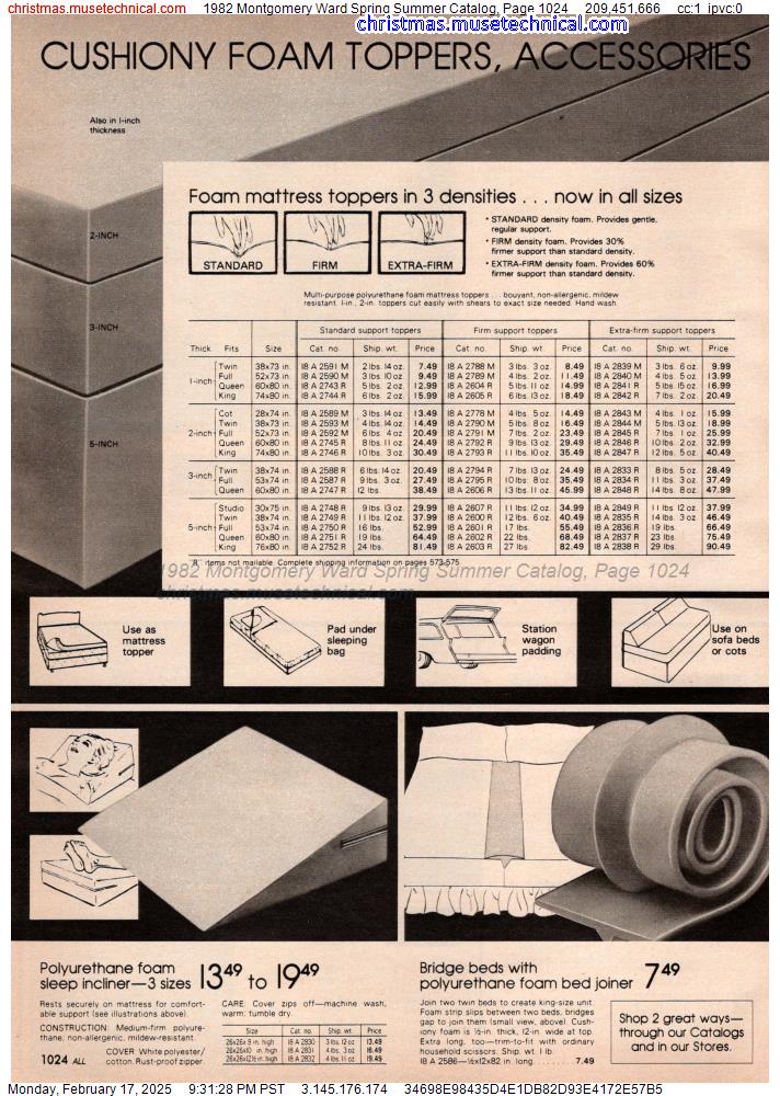 1982 Montgomery Ward Spring Summer Catalog, Page 1024