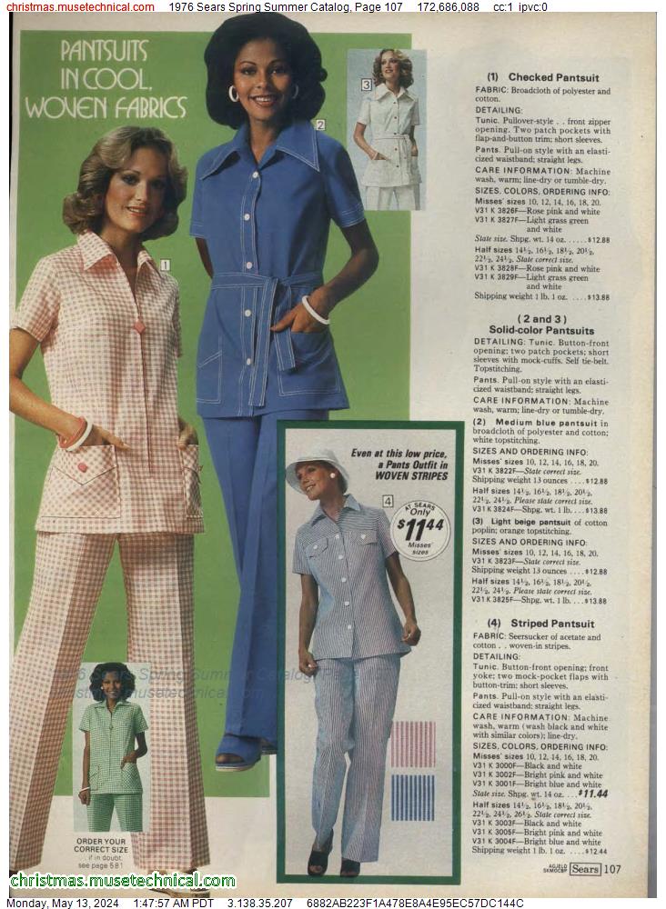 1976 Sears Spring Summer Catalog, Page 107