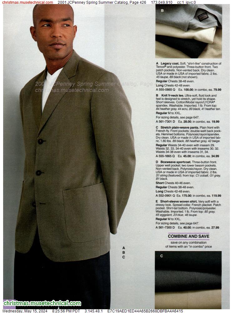 2001 JCPenney Spring Summer Catalog, Page 426