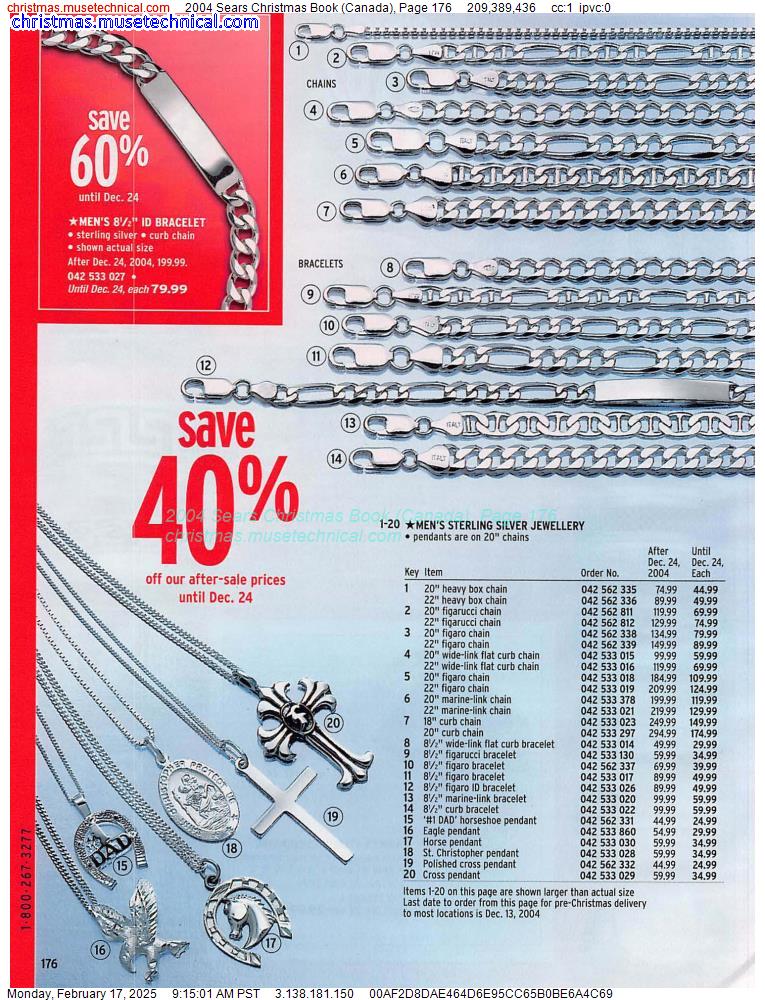 2004 Sears Christmas Book (Canada), Page 176