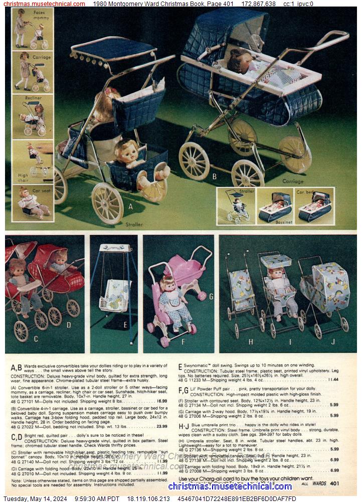 1980 Montgomery Ward Christmas Book, Page 401