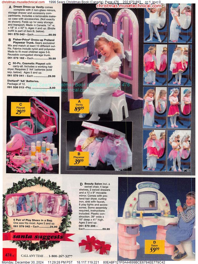 1996 Sears Christmas Book (Canada), Page 476