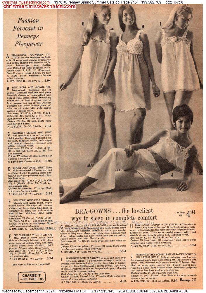 1970 JCPenney Spring Summer Catalog, Page 215