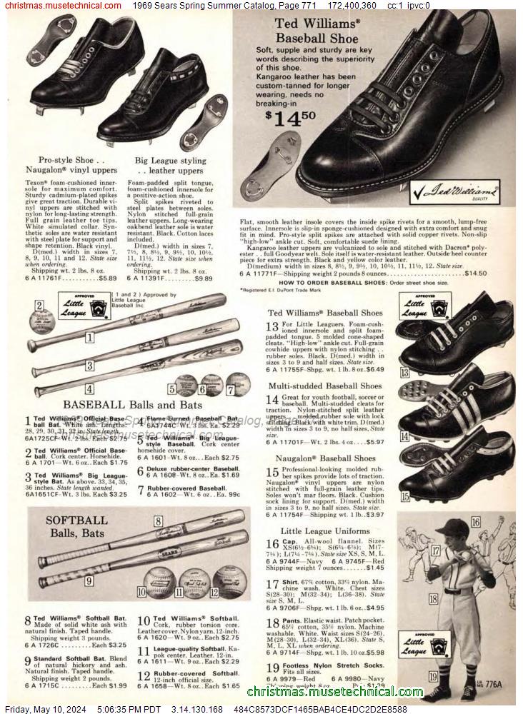1969 Sears Spring Summer Catalog, Page 771