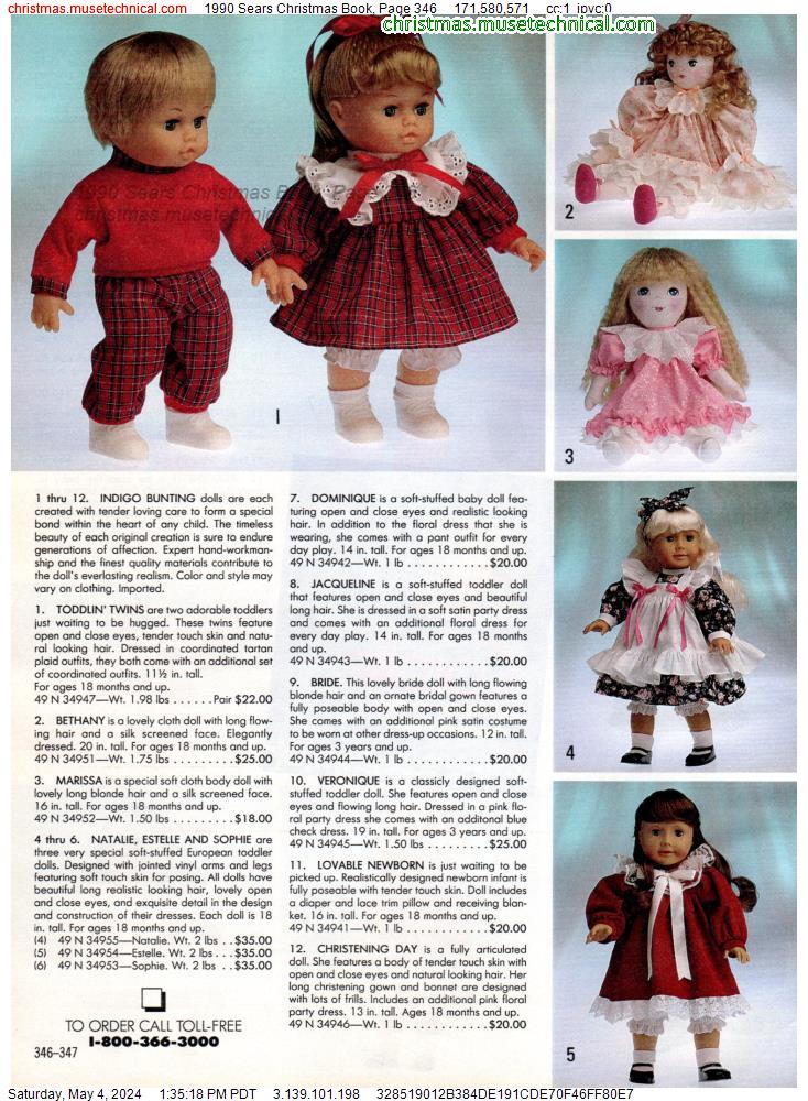 1990 Sears Christmas Book, Page 346