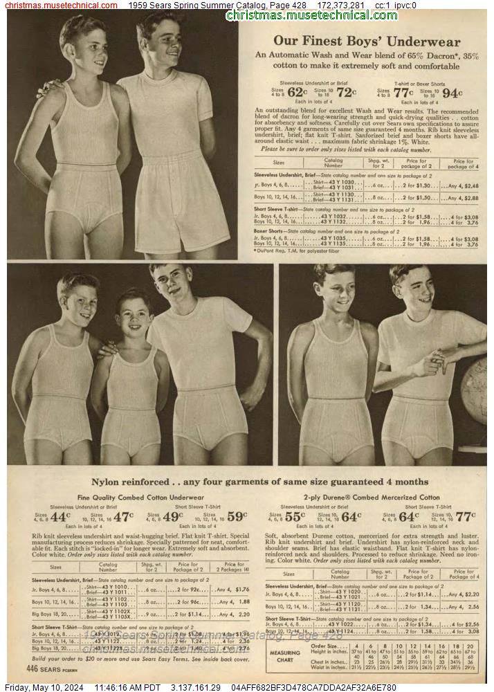 1959 Sears Spring Summer Catalog, Page 428
